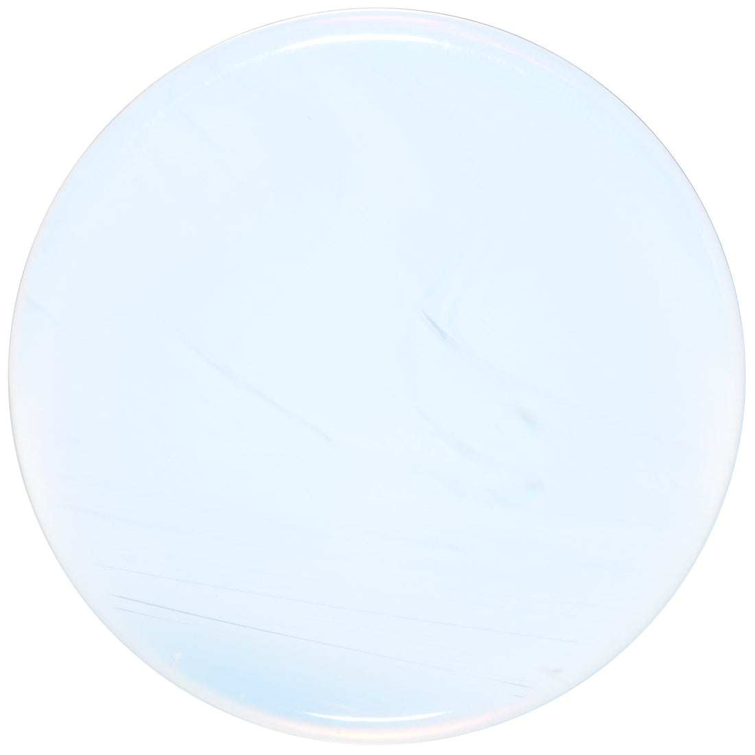 White Opalite Double Flare Plugs - Rainbow Stone Ear Gauges Set