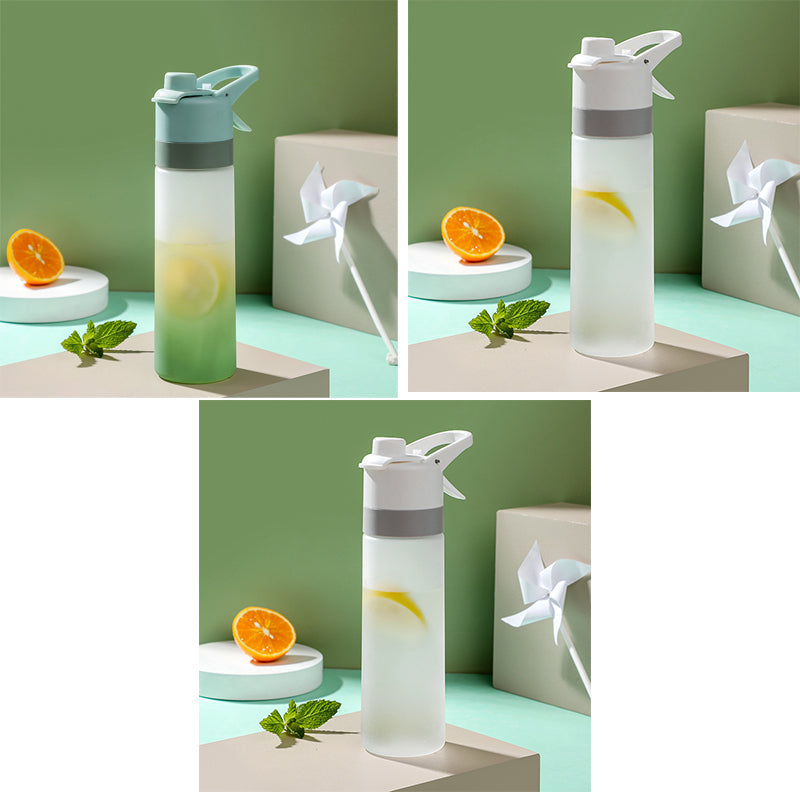 Large Capacity Spray Water Bottle for Sports Fitness and Travel