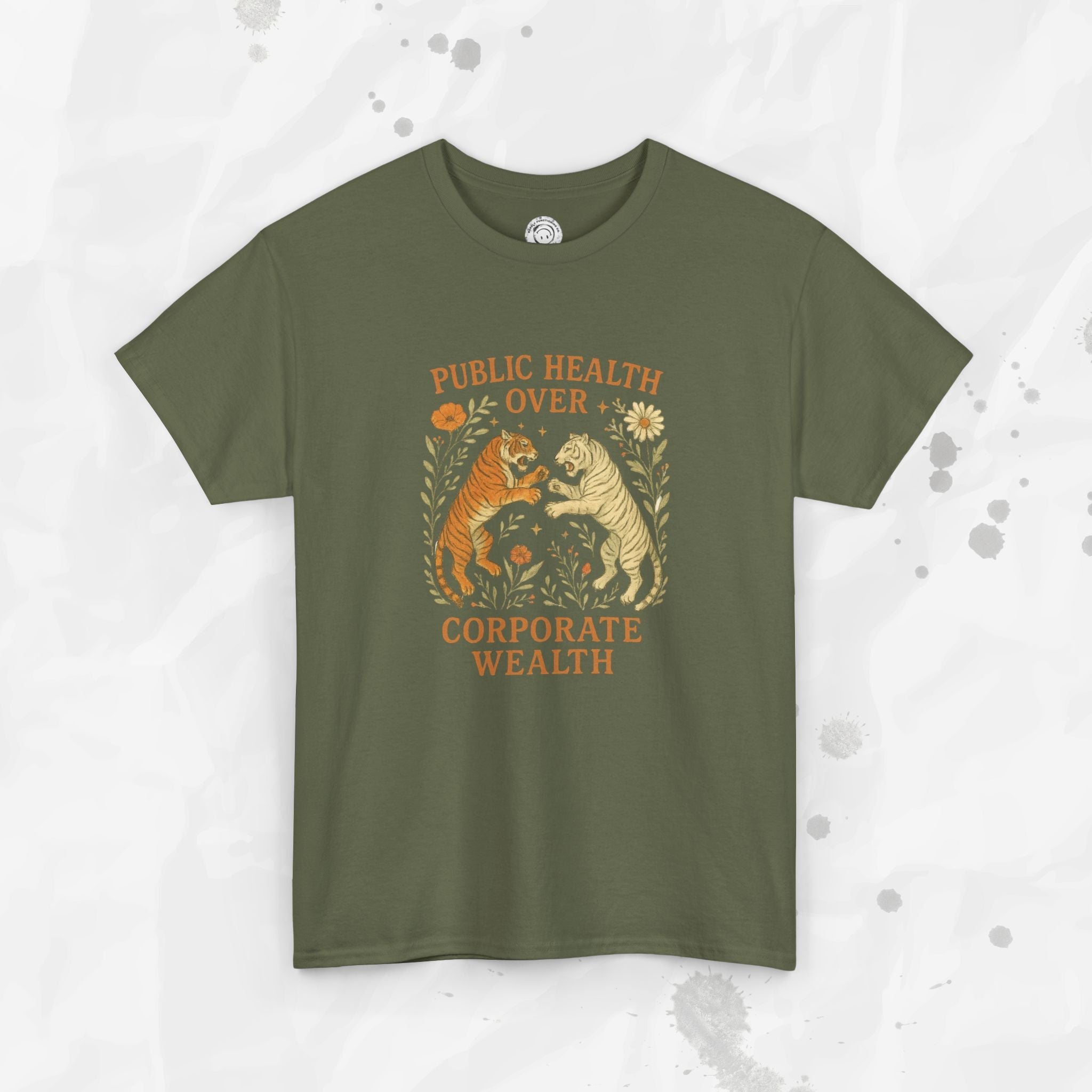 Public Health Over Corporate Wealth - T-Shirt
