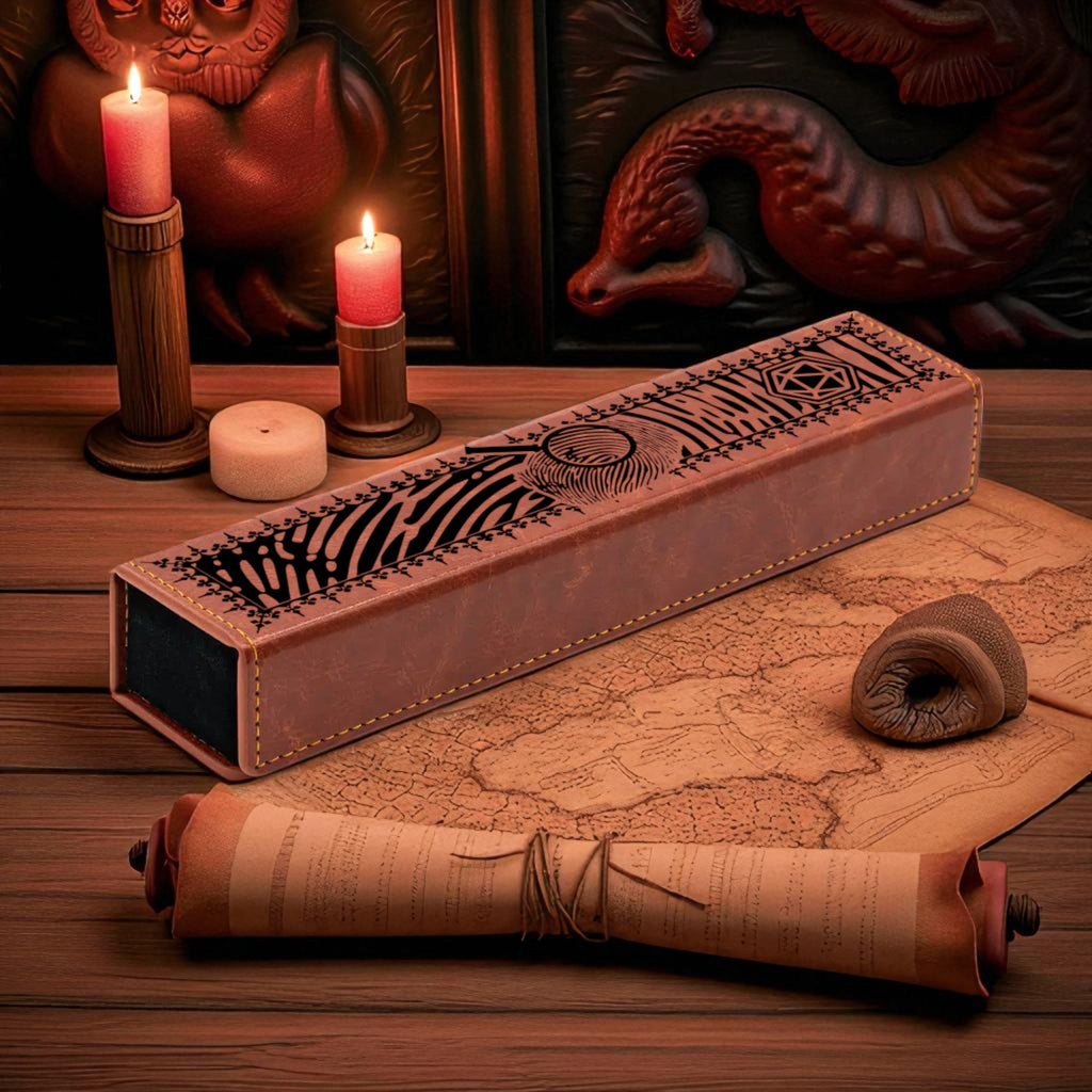 Investigator Faux Leather Dice Vault