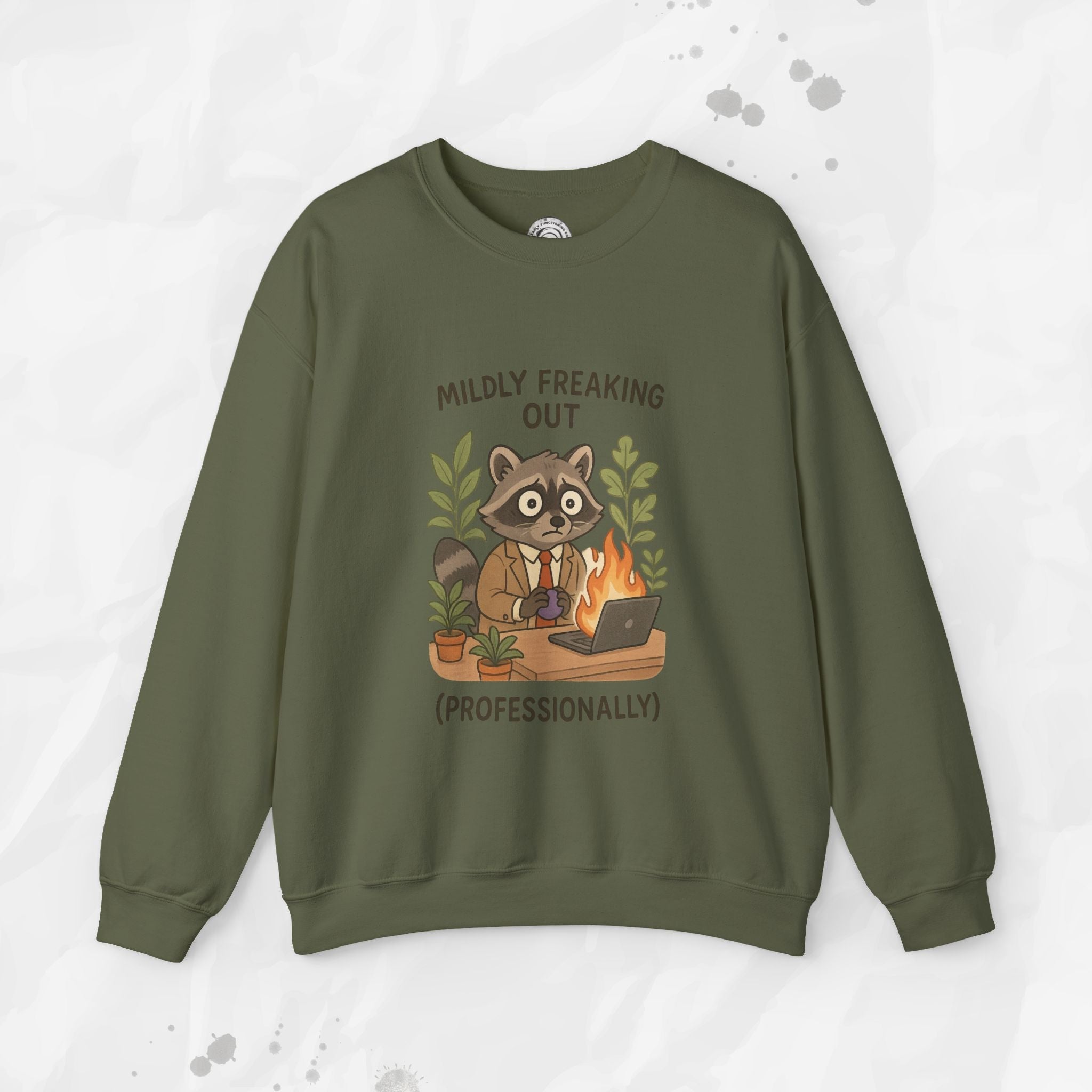 Mildly Freaking Out (Professionally) - Crewneck Sweatshirt