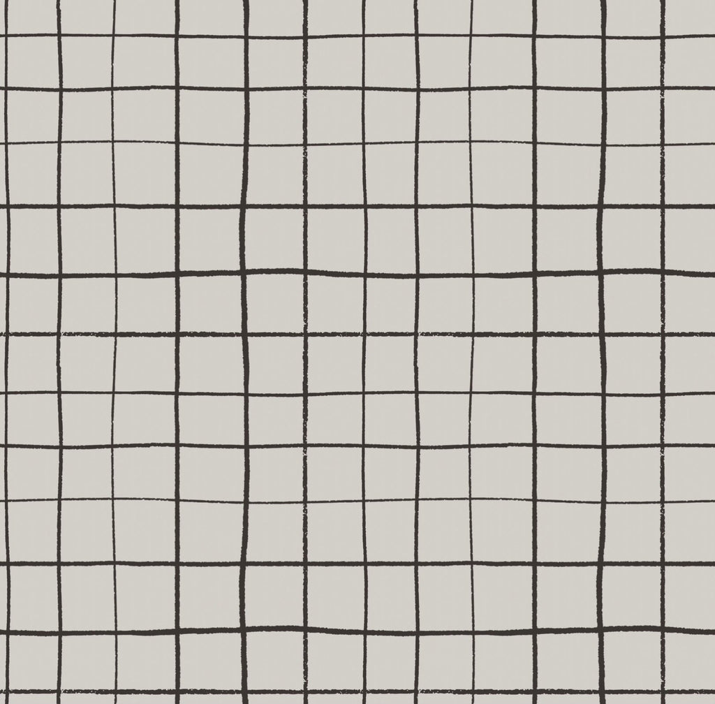 Asher Modern Geometric Removable Wallpaper in White & Black