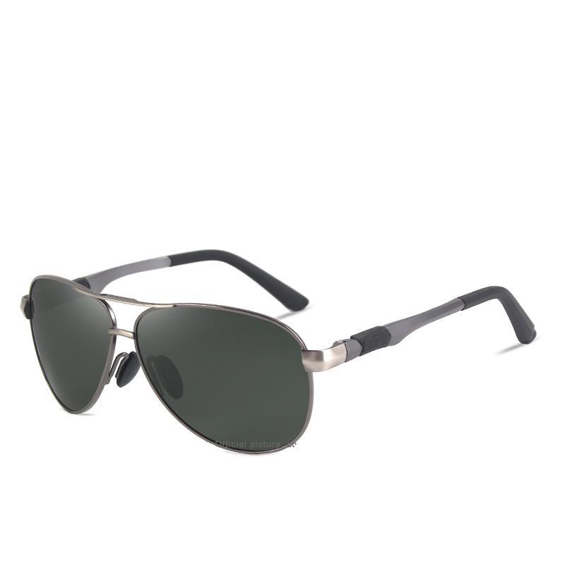 Men's Polarized Aluminum Pilot Sunglasses for Driving and Sport