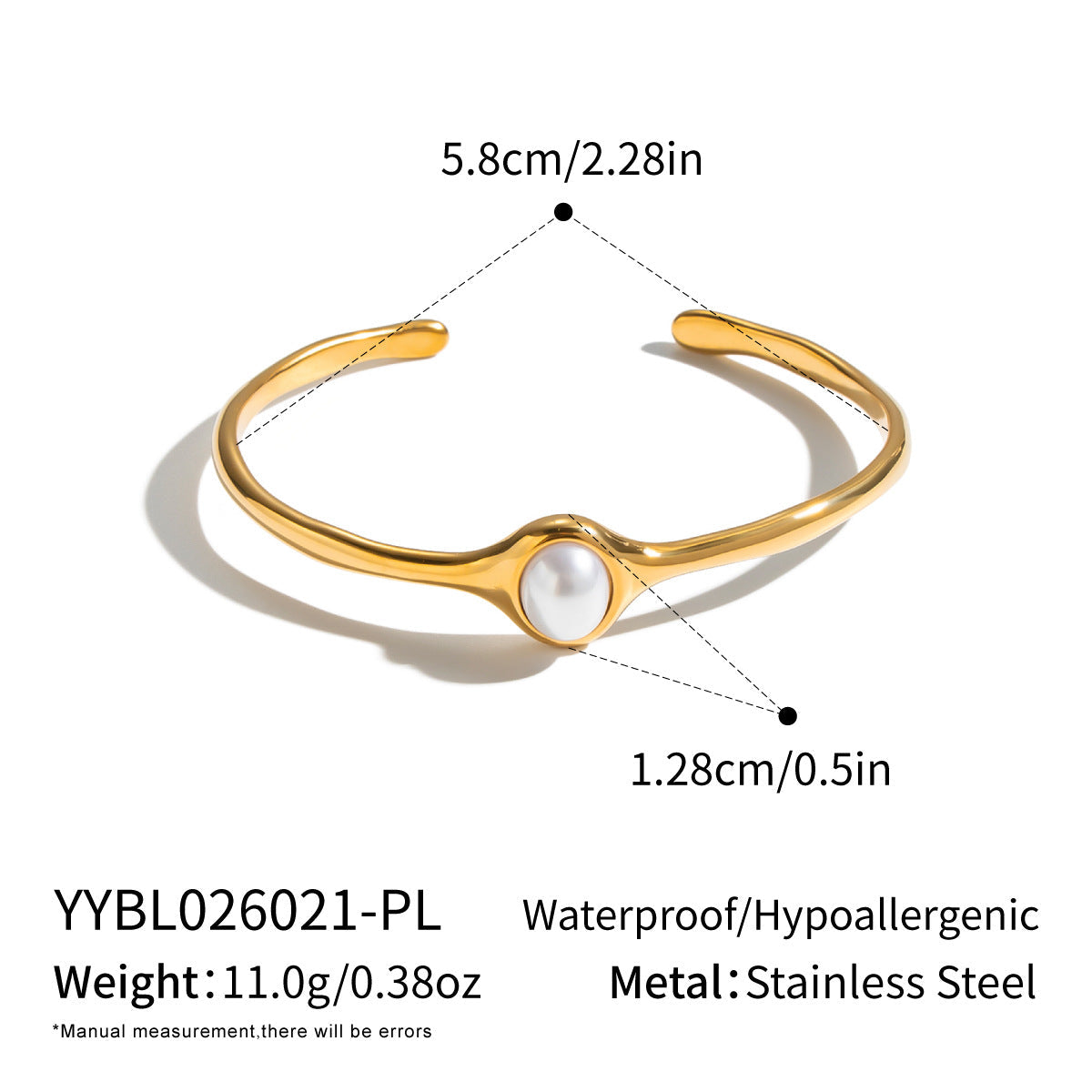 Natural Stone Round Ring Bracelet For Women