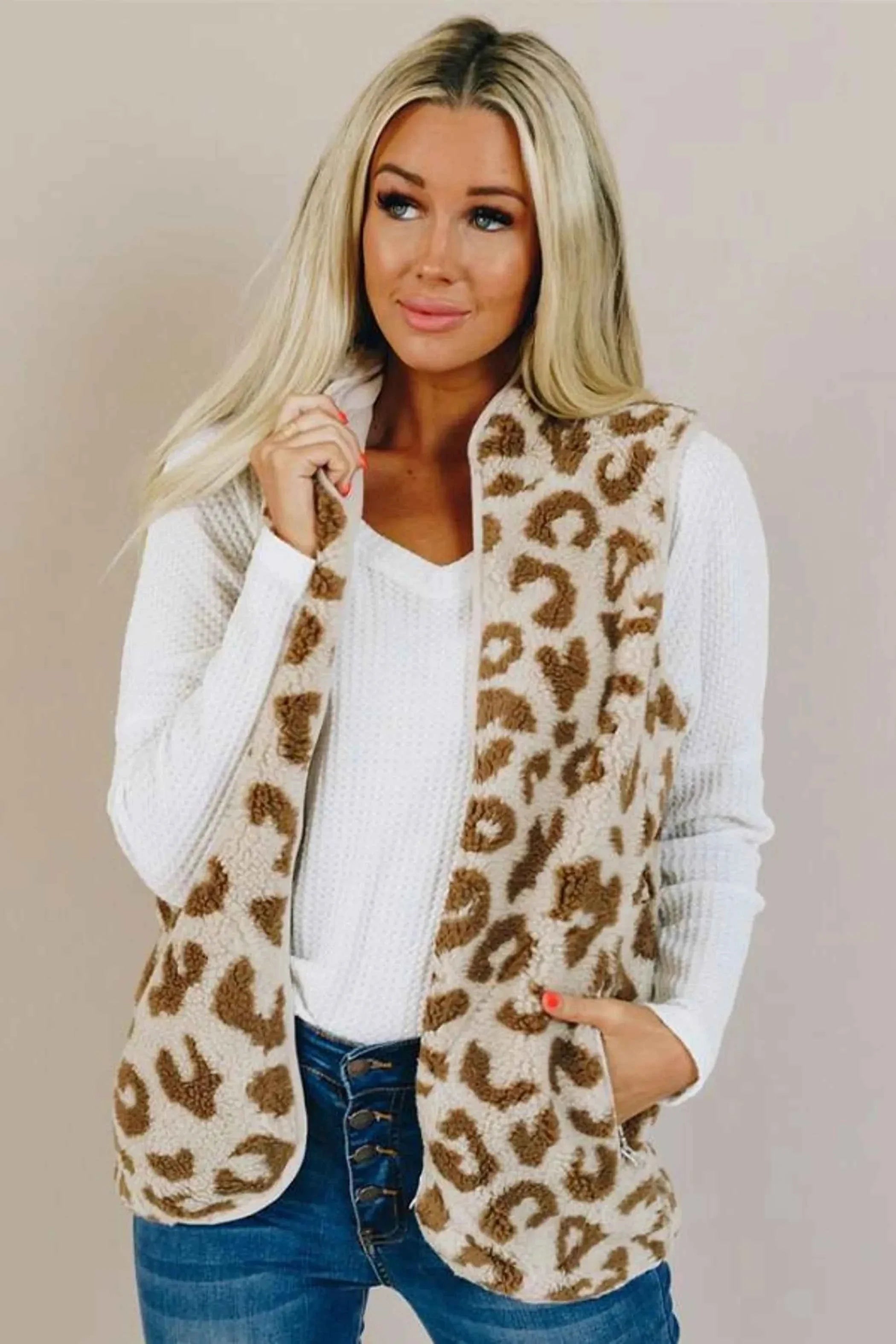 Killer Instincts Leopard Fur Vest
