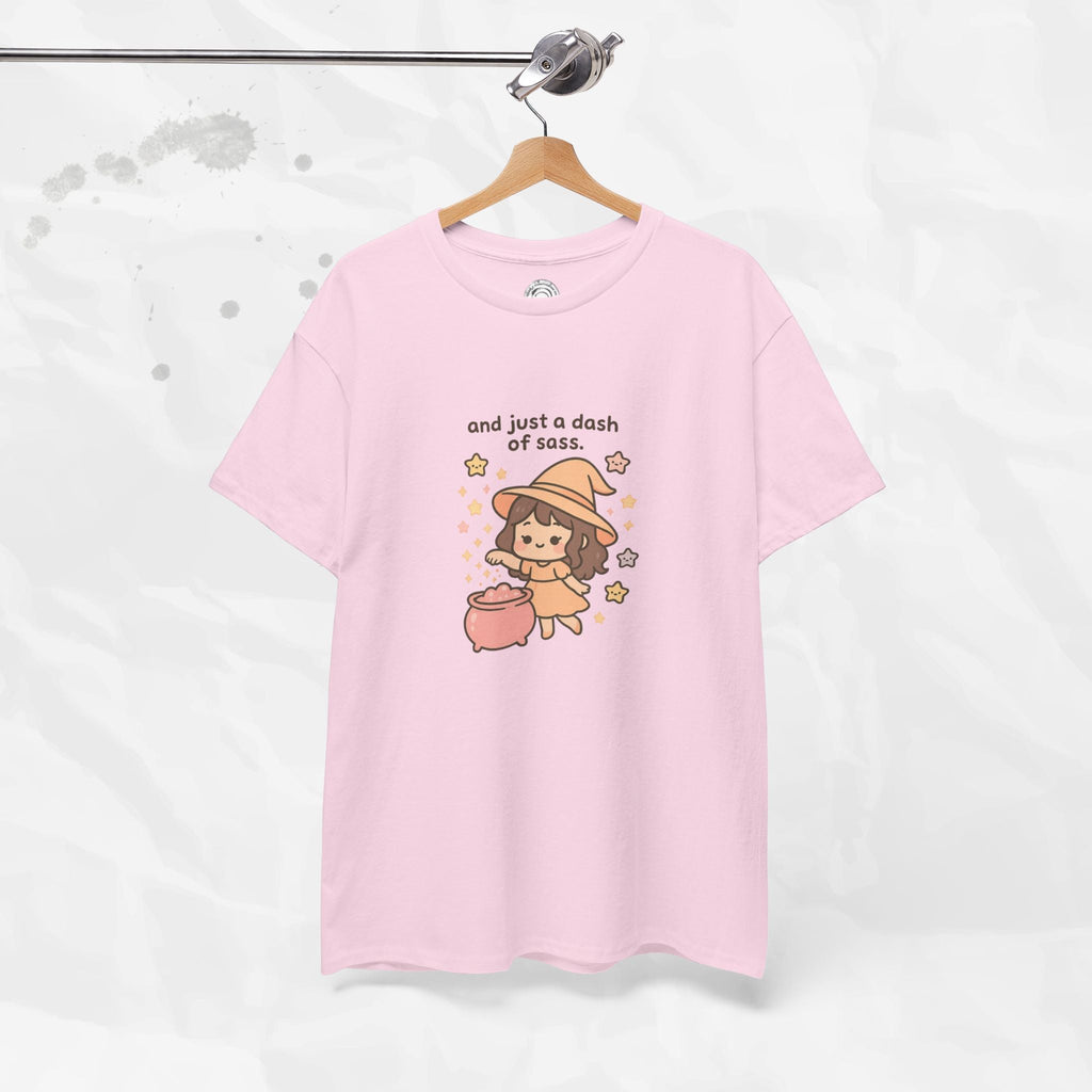 And Just a Dash of Sass Graphic Tee in Soft Pink and Grey - Image 9