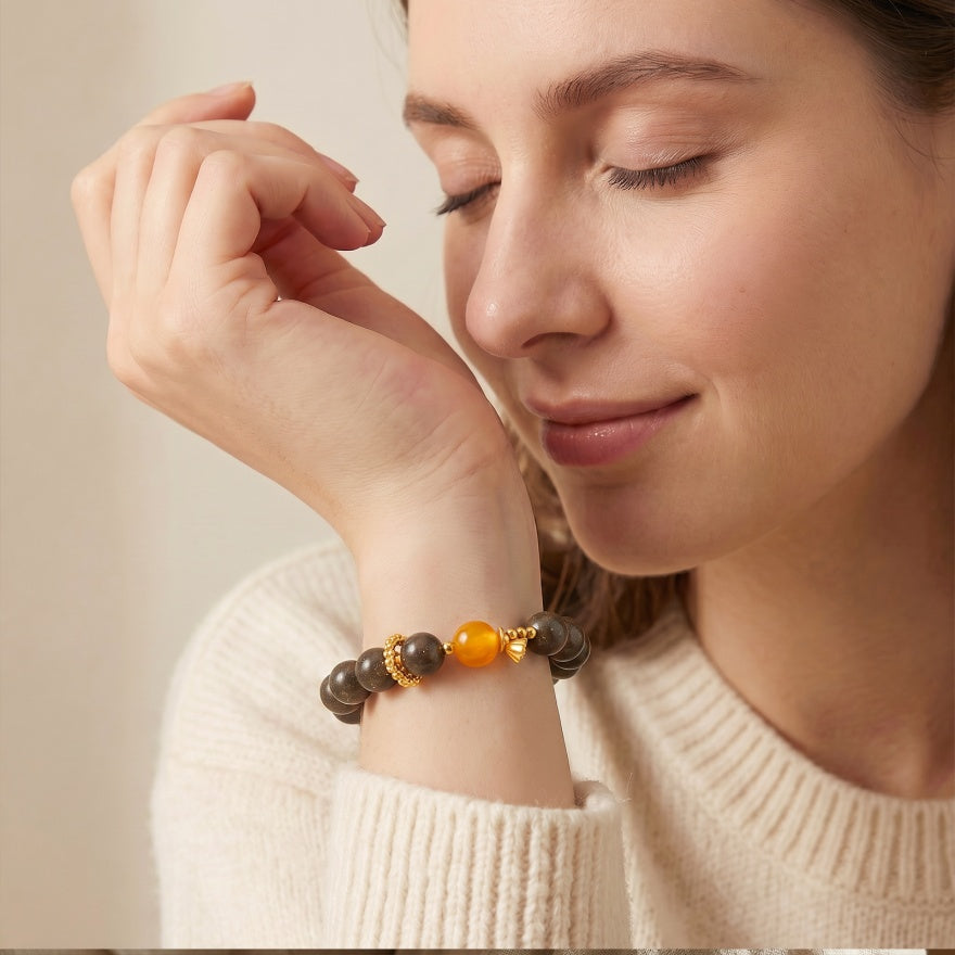 Versatile And Minimalist Chinese Herbal Bracelet