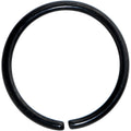 18G 3/8 Black PVD Grade 23 Titanium Bendable Hoop Ring