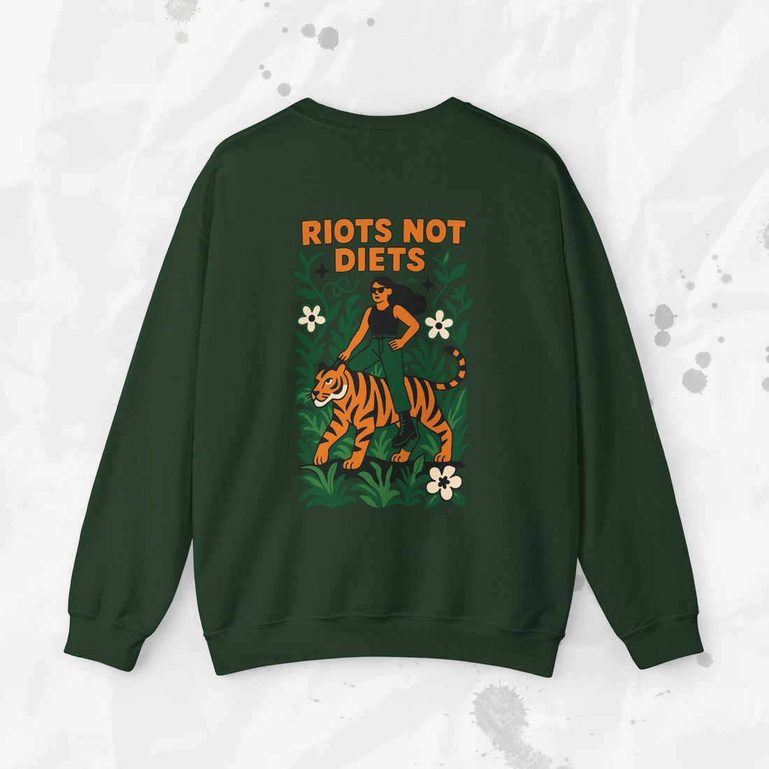 Riots Not Diets - Crewneck Sweatshirt