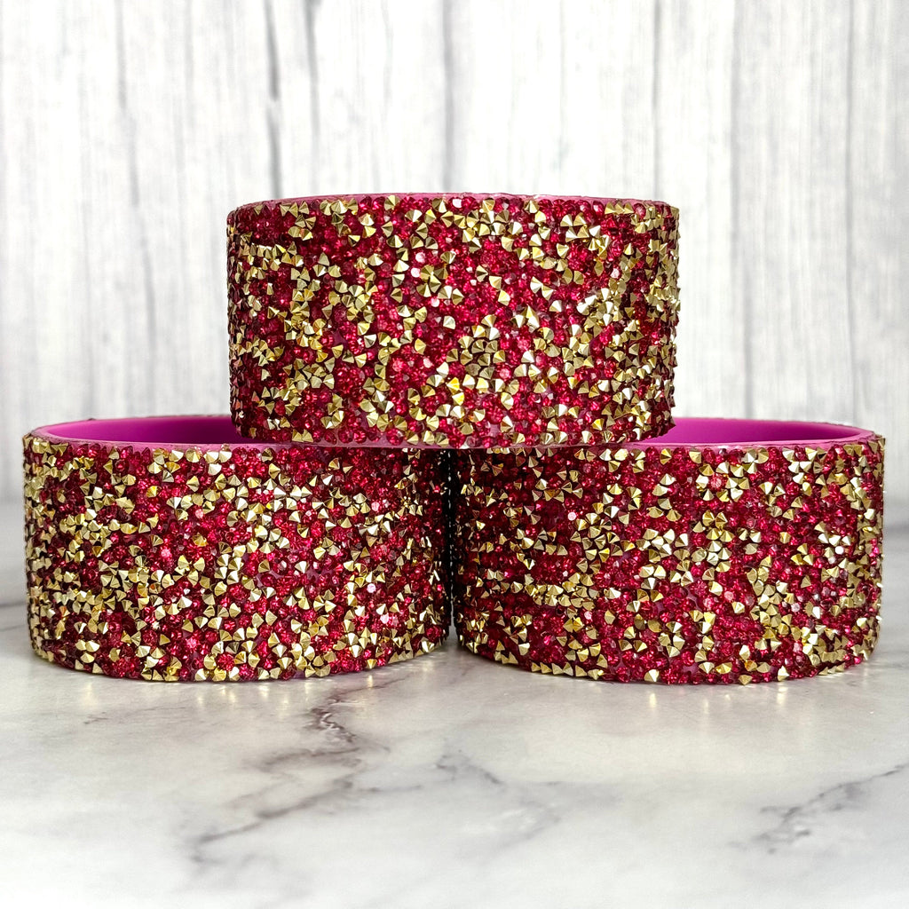 Berry Gold Druzy BLING  Boot