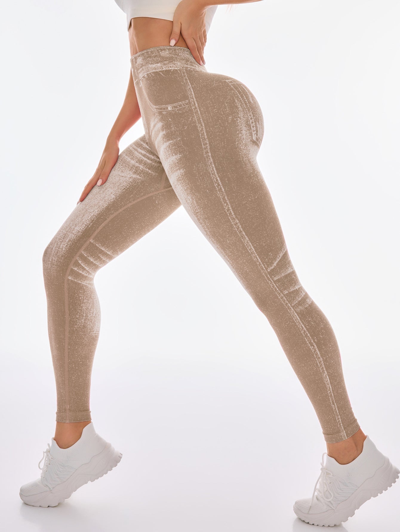 Seamless High-Waist Butt-Lifting Yoga Leggings for Gym Athleisure