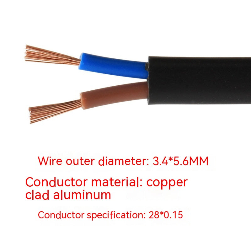 Copper-clad Aluminum European Standard Pure Copper Power Cord