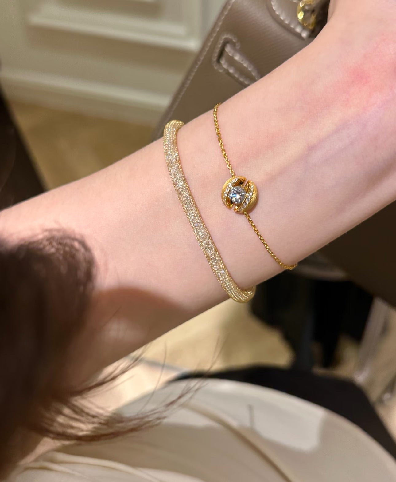 Floating Planet Minimalist Versatile Necklace And Bracelet Set