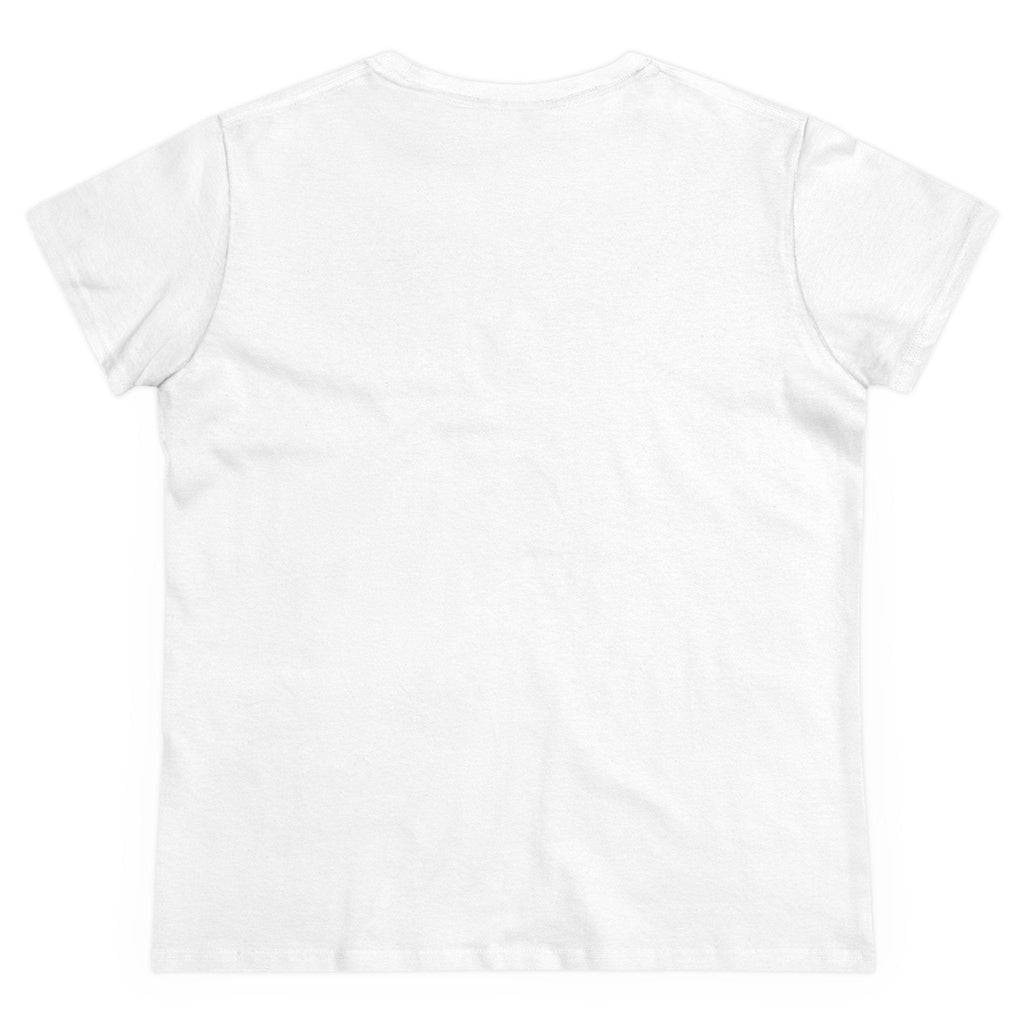 Women's Midweight Cotton T-Shirt - Casual Minimalist Crew