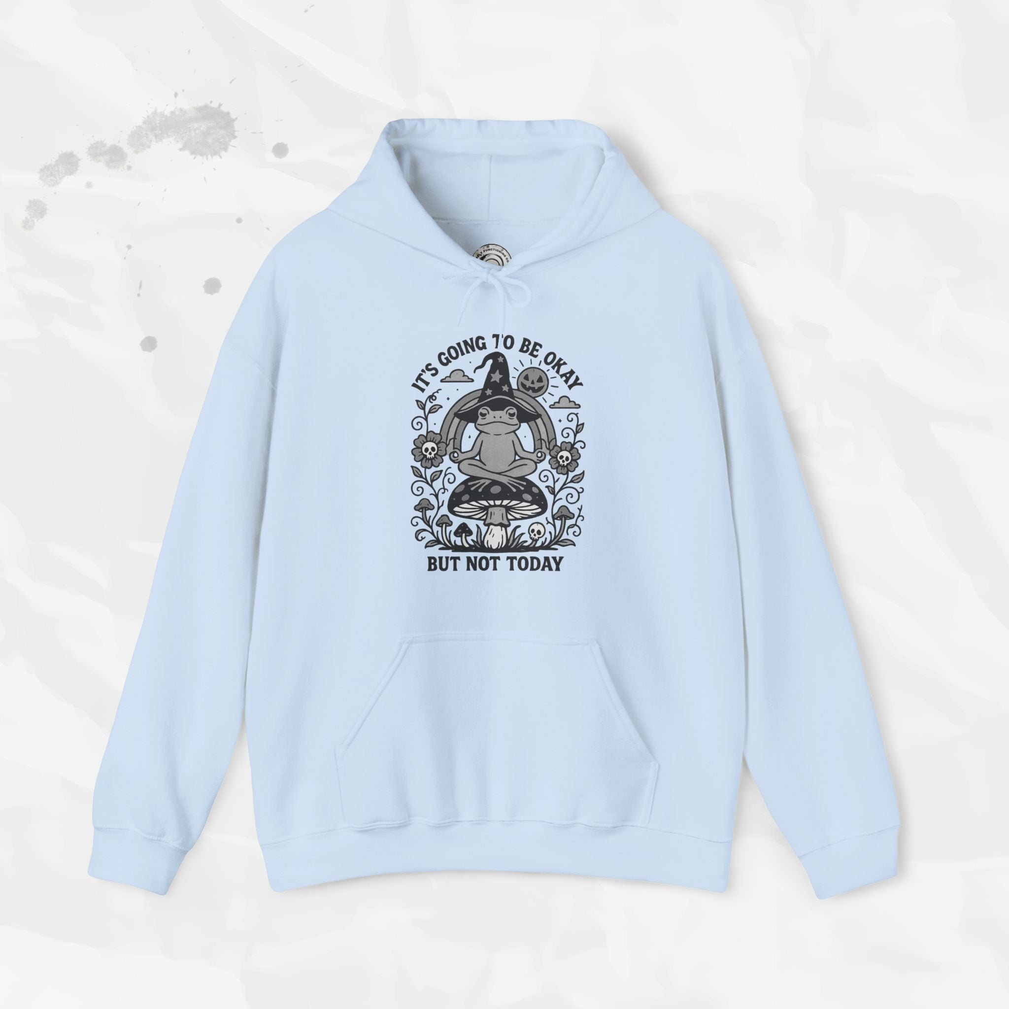 Witchy Frog Meditation Hoodie - It's Going To Be Okay Not Today