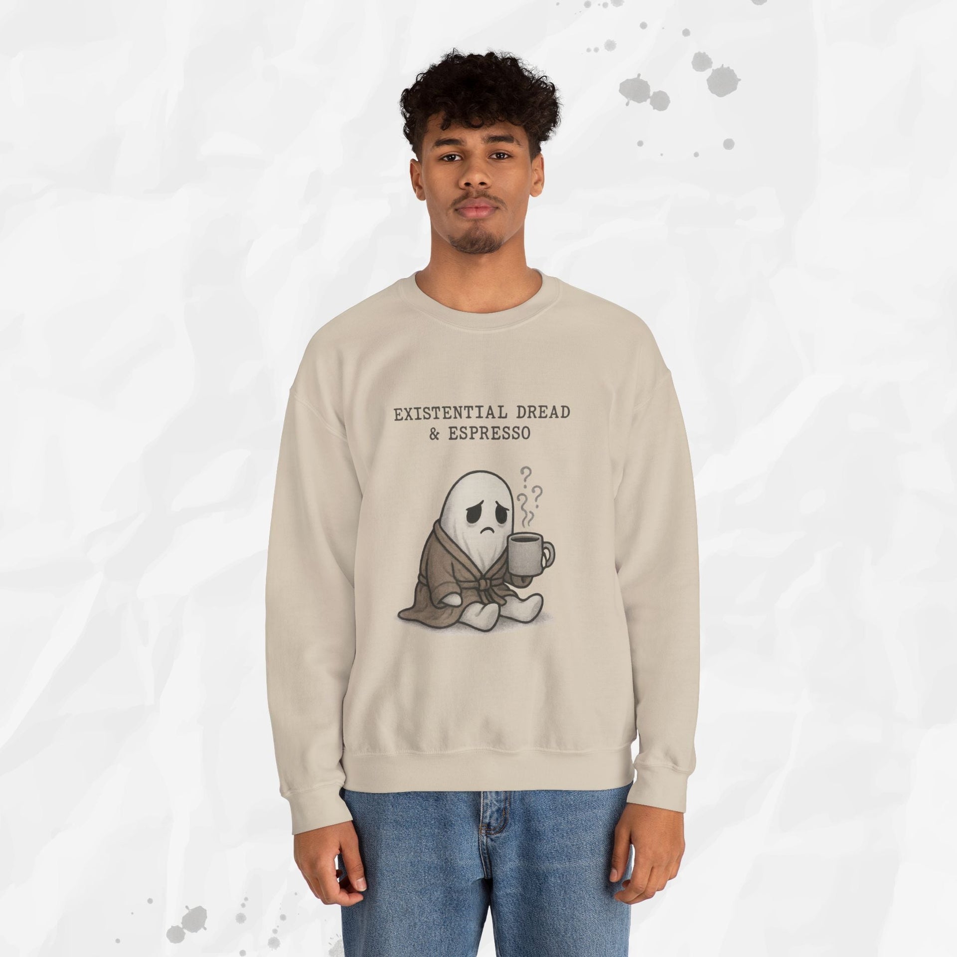 Existential Dread & Espresso - Crewneck Sweatshirt