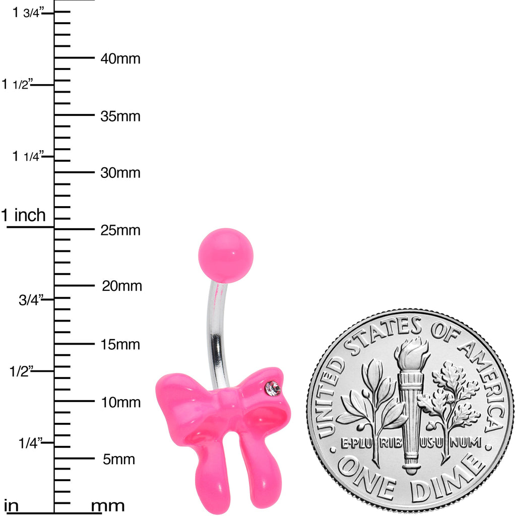 Sydney Belle Girlfriend Collection Pretty Pink Bow Belly Ring