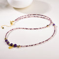 Niche High-end Jiuzi Li Fire Bead Clavicle Necklace