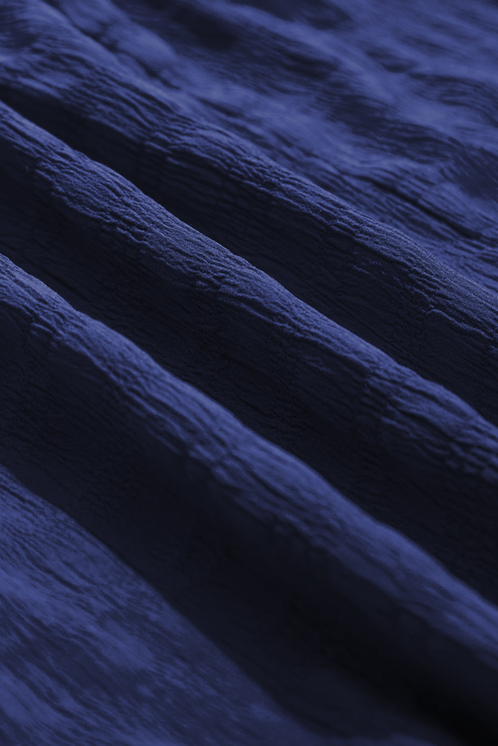 Lace-Up Sweetheart Midi Dress in Navy | Short Sleeve A-Line