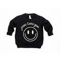 Jesus Loves You Smiley Toddler Pullover Soft Knit Long Sleeve