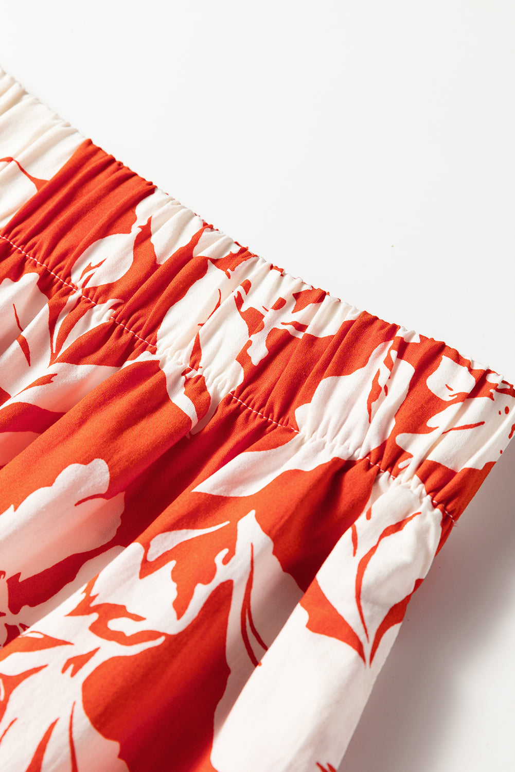 Floral Western Maxi Skirt with High Split