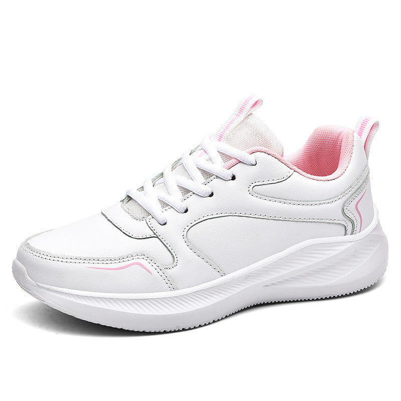 Women’s Waterproof Leather Casual Sneakers Cushioned Walking Shoes - Image 8