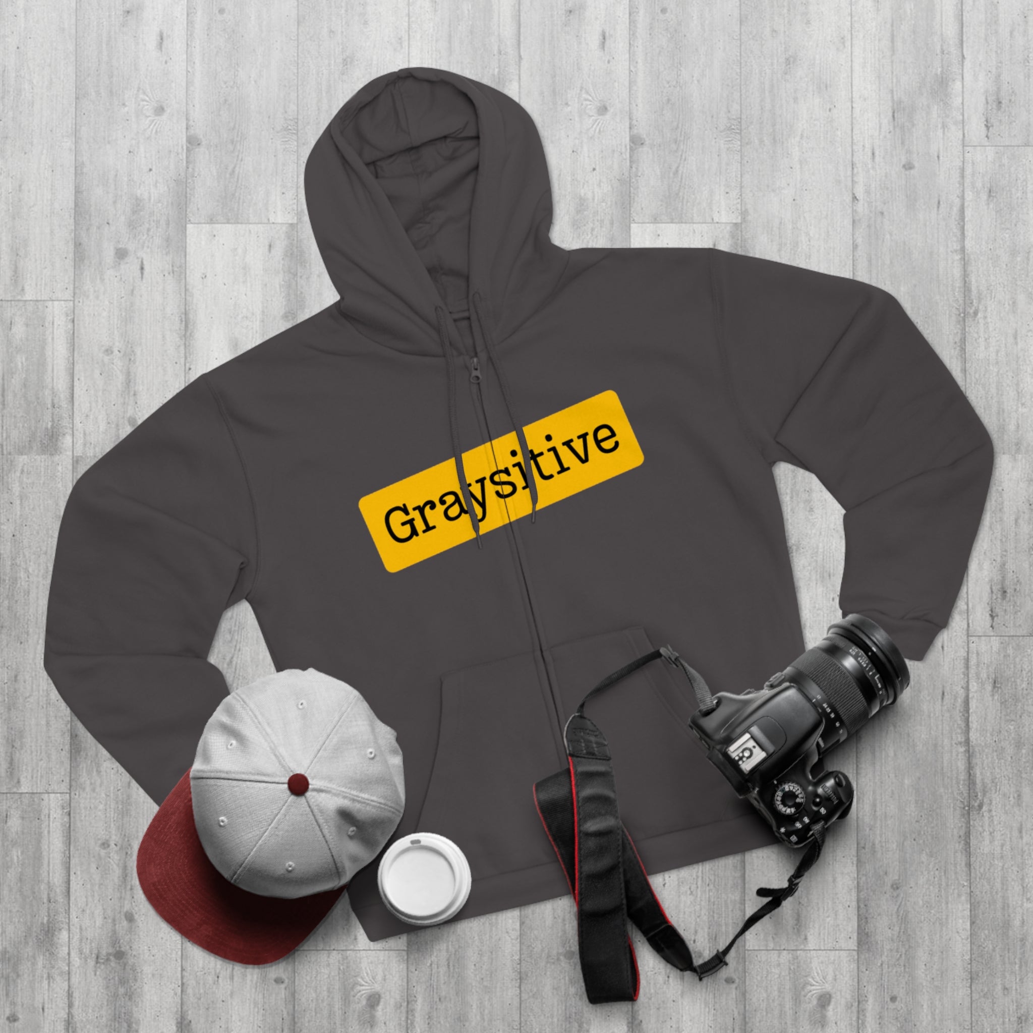 Unisex Hooded Zip Sweatshirt - Streetwear Knit Essential
