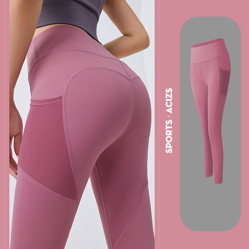 Women's High-Waisted Yoga Leggings with Pockets
