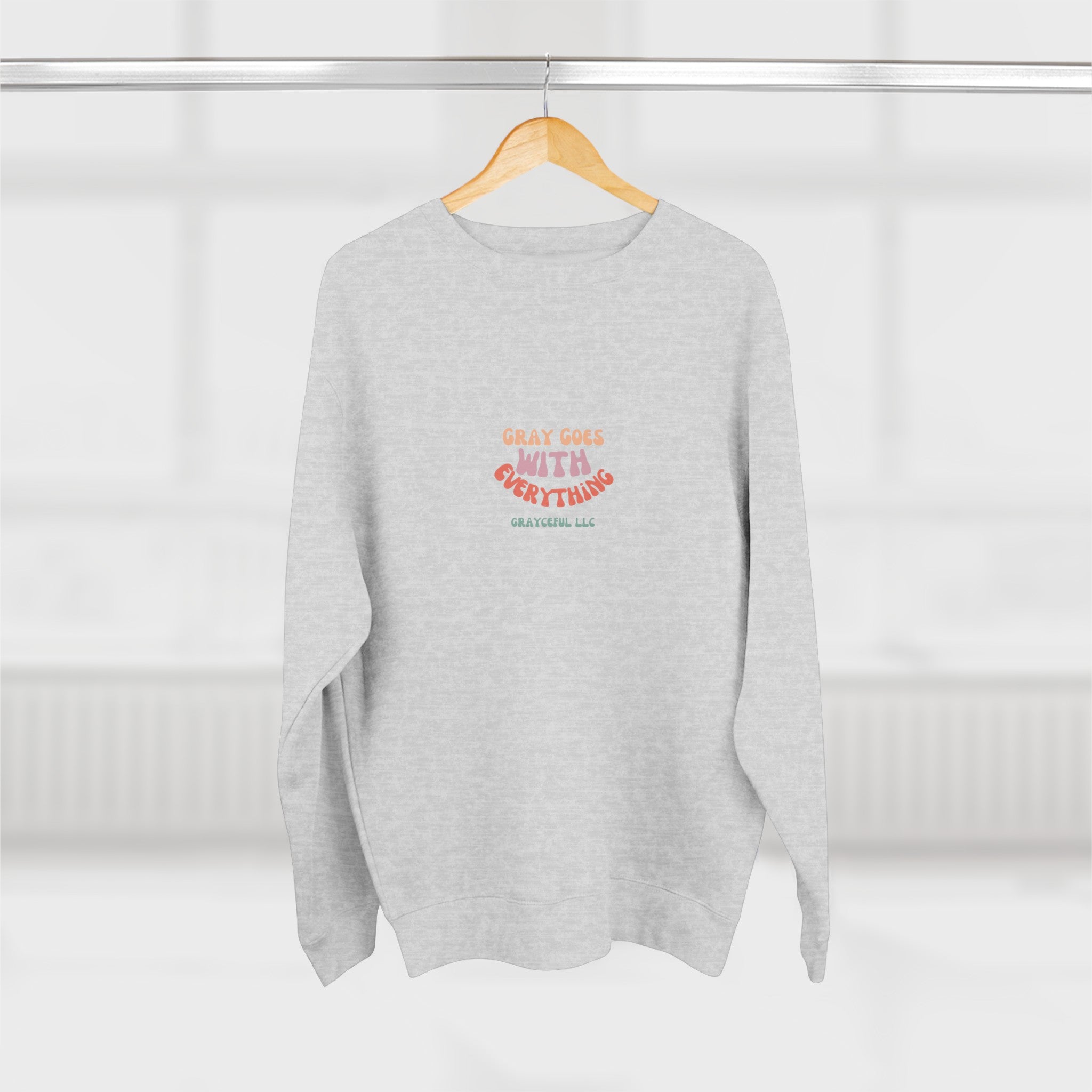 Unisex Crewneck Sweatshirt: Premium 3-End Fleece Pullover