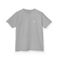 Bee Patriotic American Flag with Bow Girls Short Sleeve Youth Heavy Cotton Gildan Hive Tee
