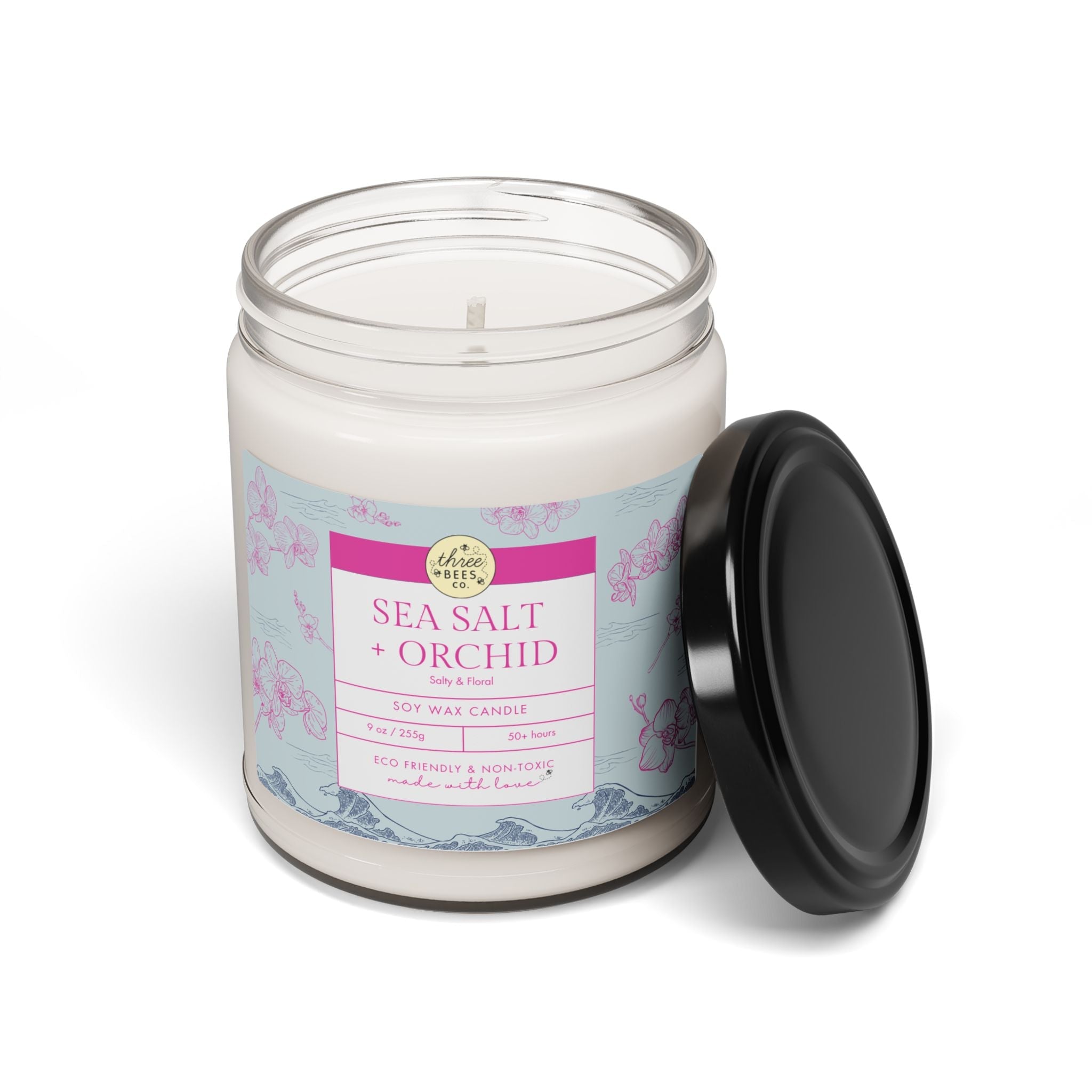 Three Bees Scented Soy Candle - 9oz