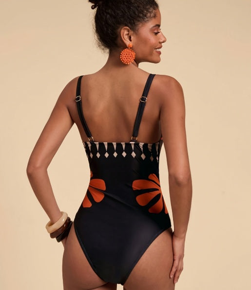 Women's 2-Piece Swimsuit Set with Wide-Leg Pants
