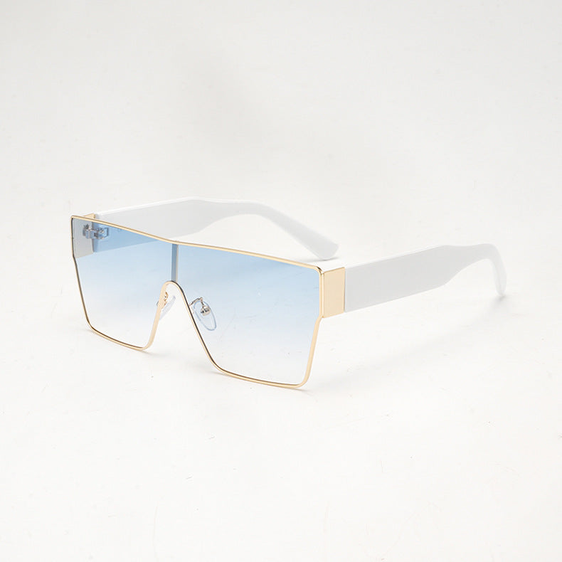 Square Metal Frame Sunglasses Hip-Hop European Fashion Shades