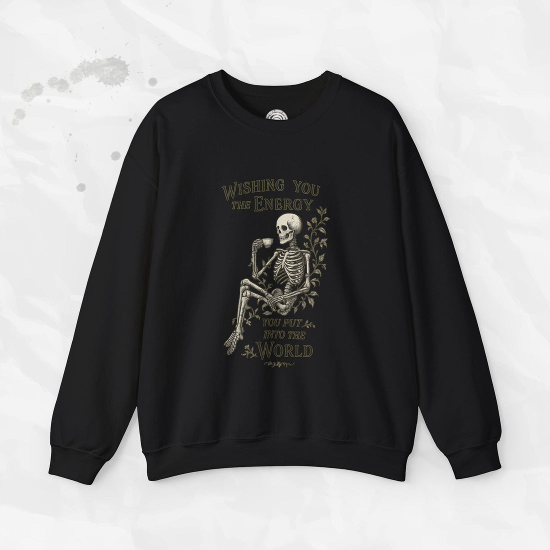 Wishing You the Energy Graphic Crewneck Sweatshirt - Image 5