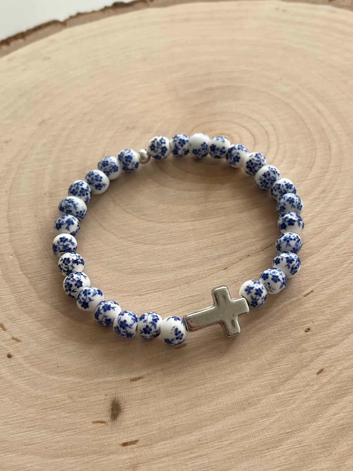 Cross Bead Bracelet Collection - Faith-Inspired Jewelry