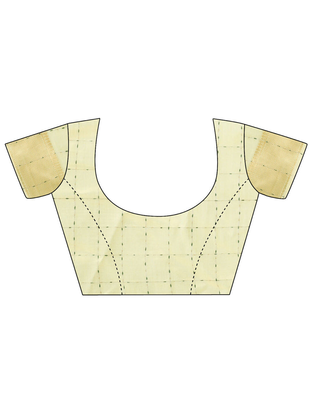 Gold Organza Saree with Yellow Blouse for Festive Occasions
