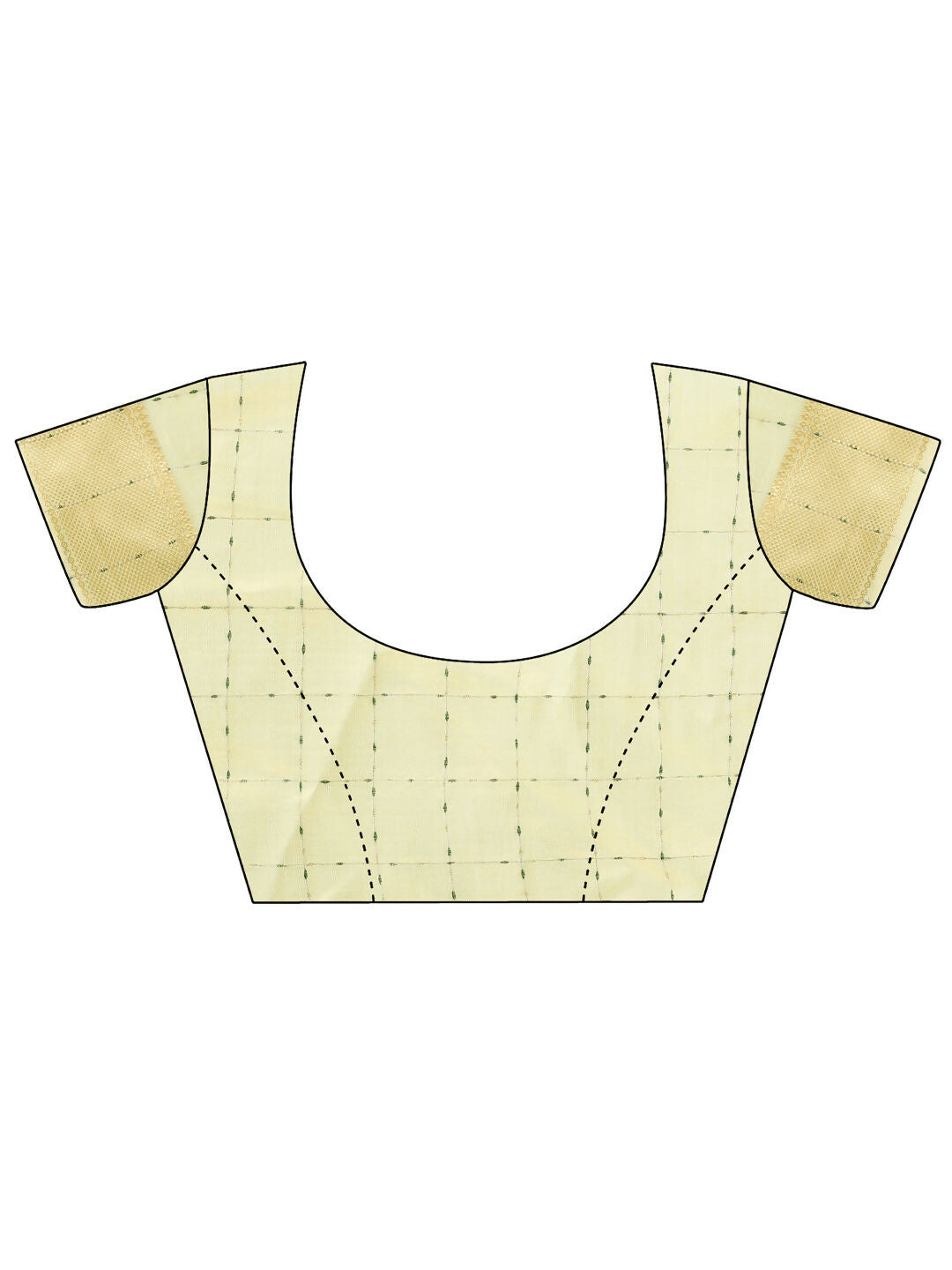 Gold Organza Saree with Yellow Blouse for Festive Occasions