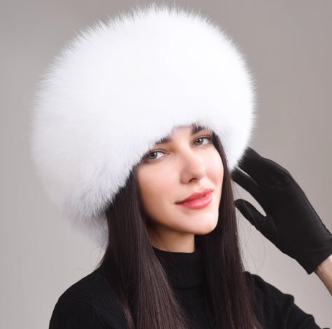 Women's Winter Faux Fur Cossack Hat Ethnic Style Ear Warmers