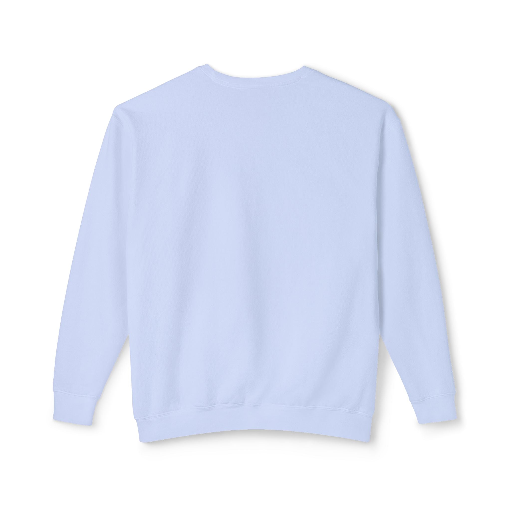 Unisex Lightweight Crewneck Sweatshirt in Charcoal and Cream