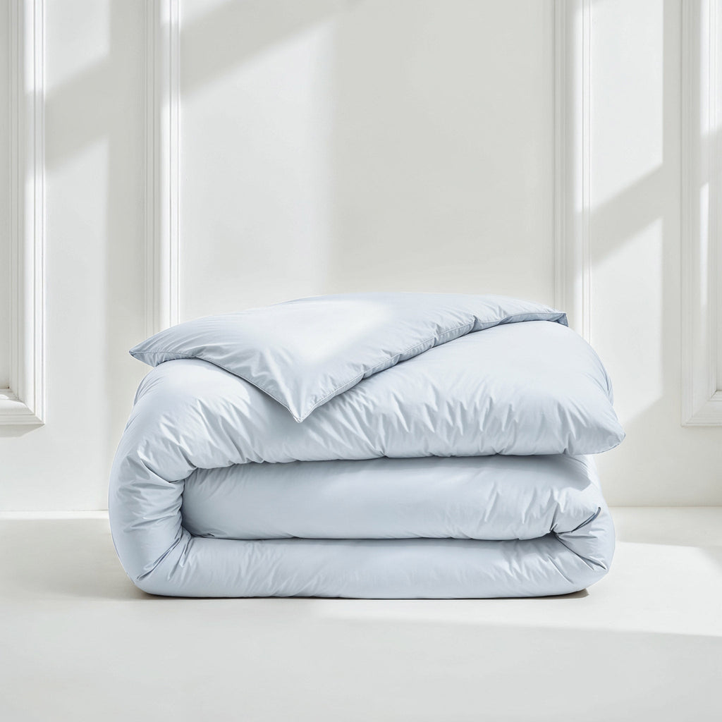 Australian Cotton Sateen Duvet Cover in Stripe and Solid - Image 27