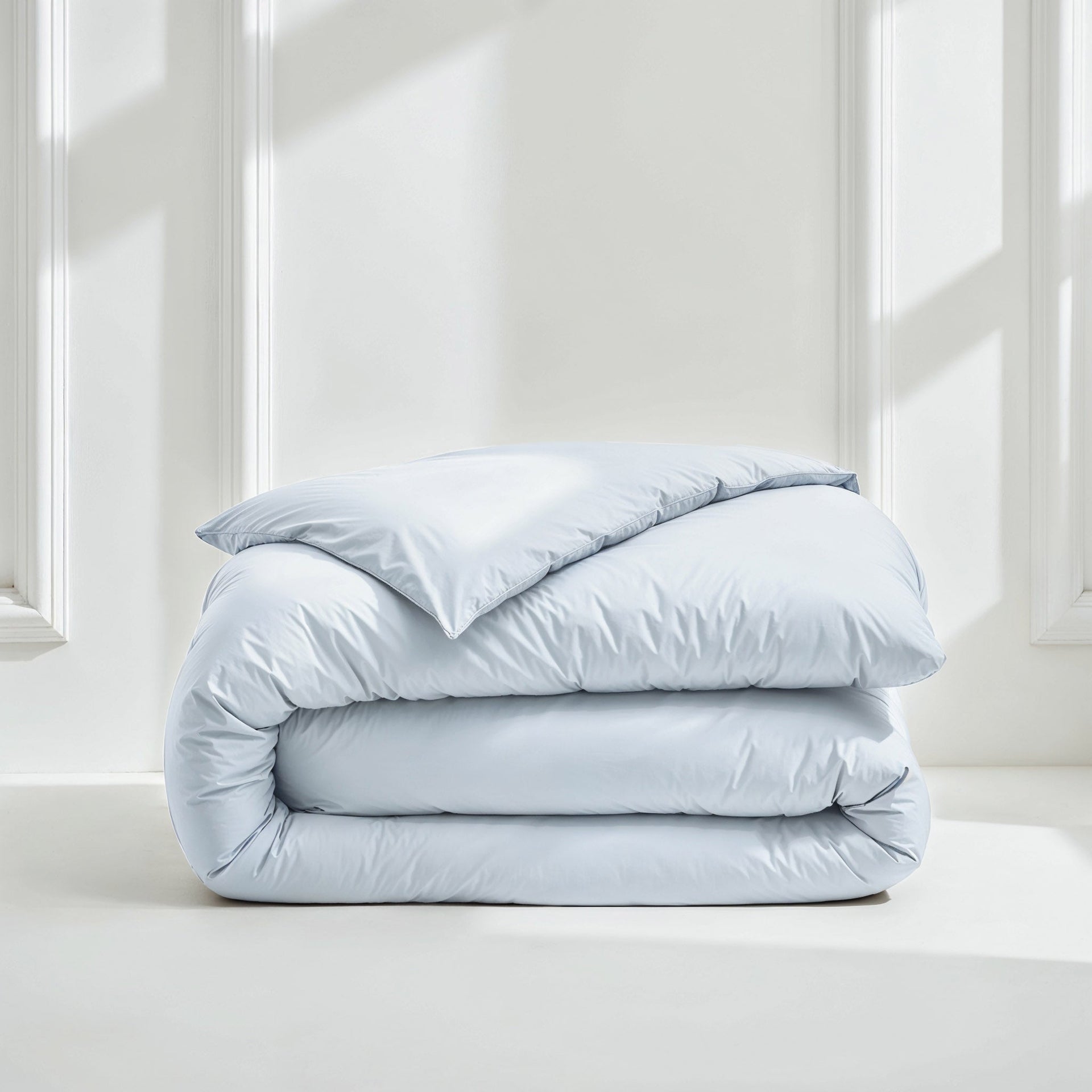 Australian Cotton Sateen Duvet Cover in Stripe and Solid - Image 27