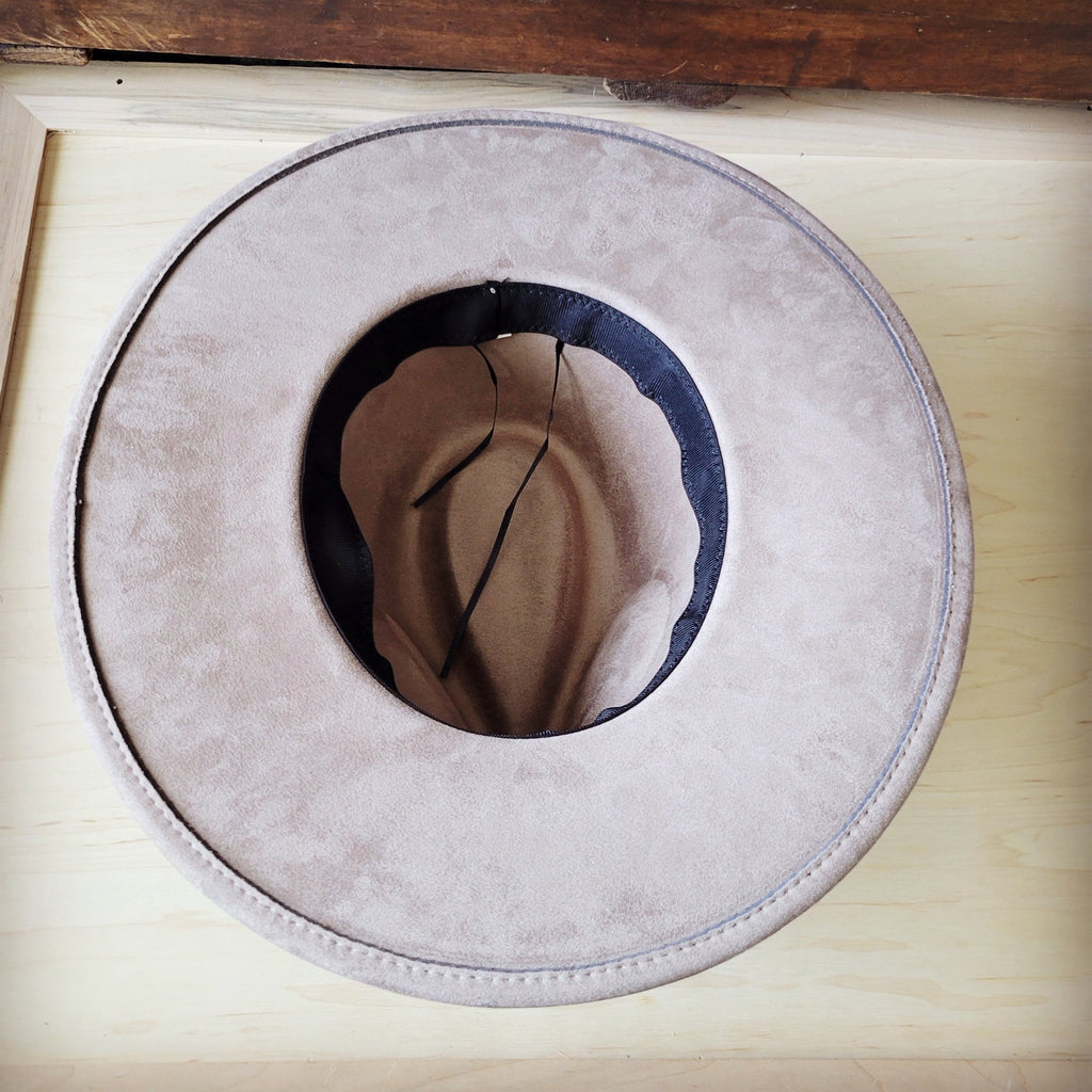 Hand-Painted Leopard Print Boho Western Cowgirl Hat Turquoise - Image 7