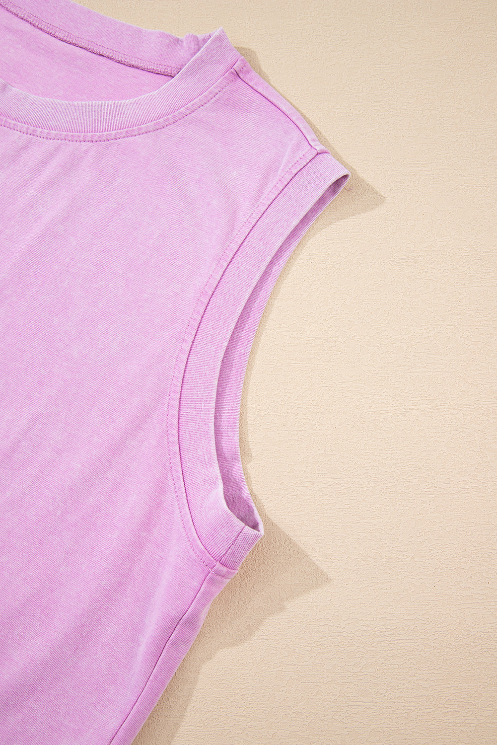 Mineral Wash Tank Top and Lined Split Skirt Set