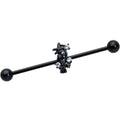 14G Clear CZ Gem Black Raven Witch Industrial Barbell 38mm