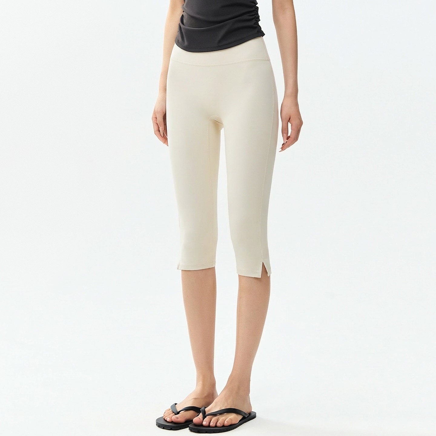 High-Waist 7/8 Yoga Leggings – Slim-Fit Fitness Pants for Women
