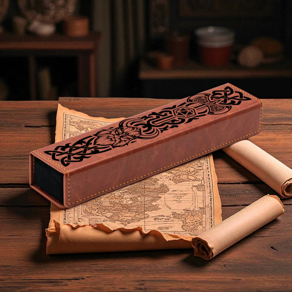 Barbarian Unleashed Faux Leather Dice Vault