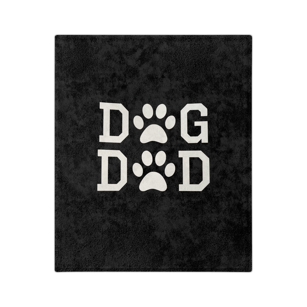 Dog Dad Cozy Fleece Throw