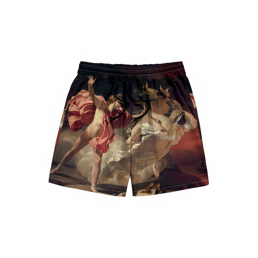 Men's 3D Art Print Quick Dry Summer Shorts