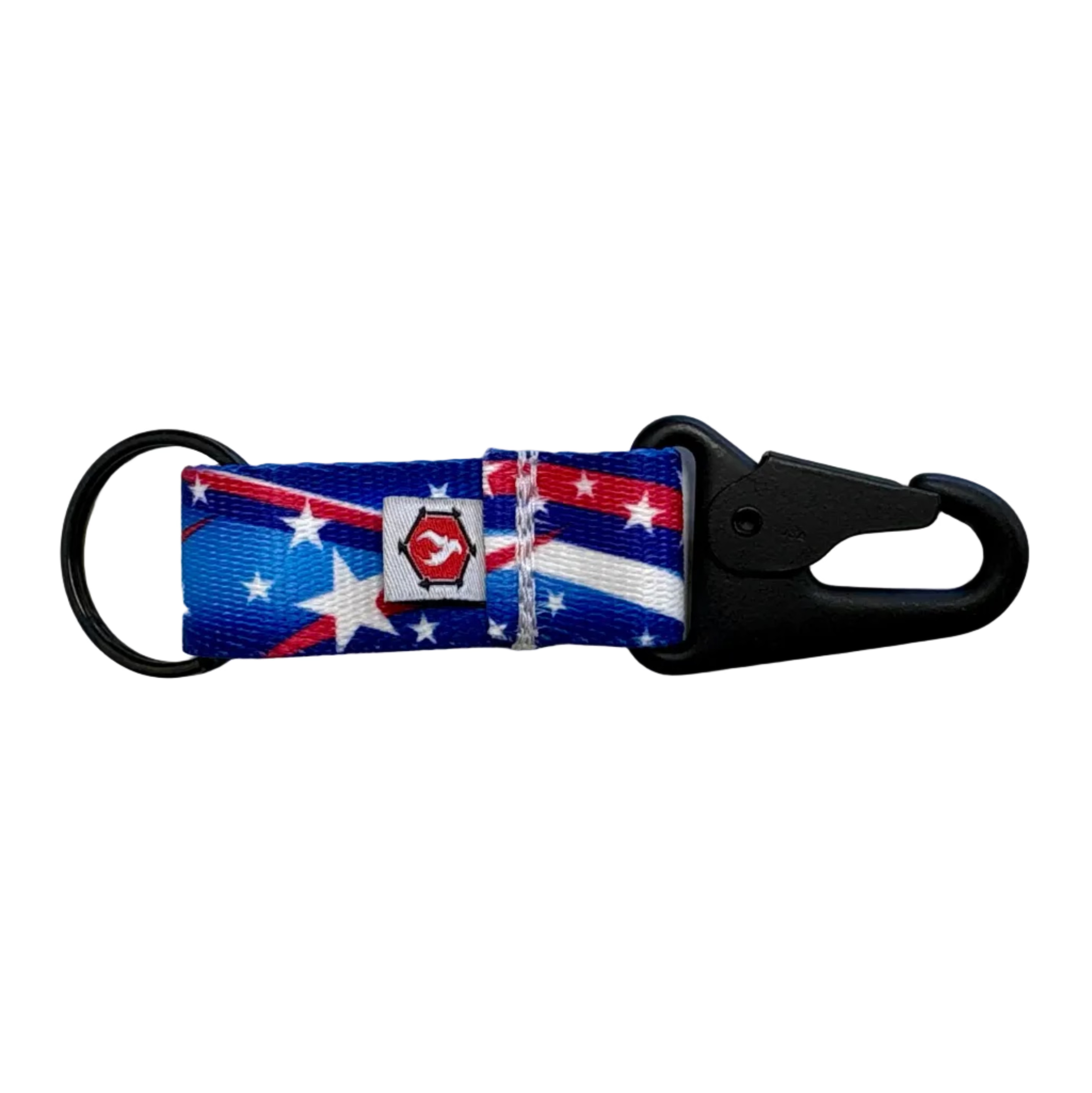 The Chauffeur American Flag Keychain Clip - Durable Utility Strap