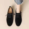 Women’s Retro Deep-Mouth Lace-Up Loafers